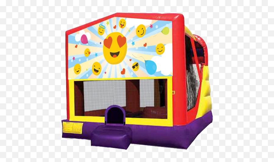 Extra Large Emoji Combo - Bouncing Sliding Climbing Pj Mask Bounce House Png,Basketball Emoji Png