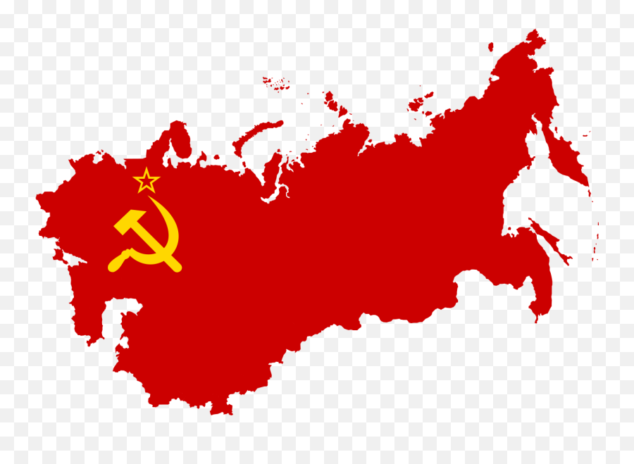Map - Soviet Union Flag Map Png,Soviet Union Png