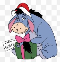 Winnie The Pooh Christmas Eeyore - Eeyore Winnie The Pooh Christmas Png,Eeyore Png