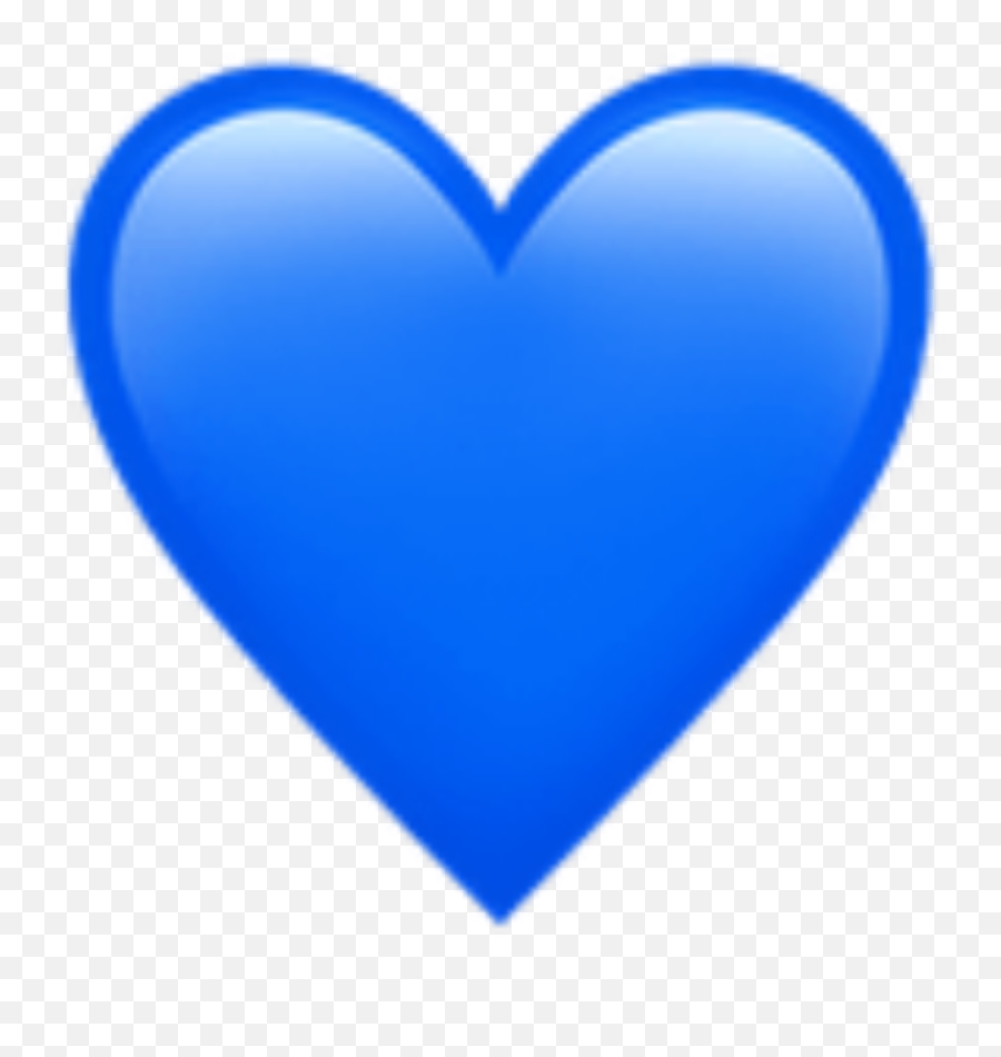 Blue Heart Hearts Emoji Apple Sticker By Kristen - Iphone Blue Heart Emoji Png,Heart Emoji Png