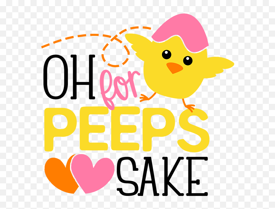 Oh For Peeps Sake Free Svg Download - Happy Png,Facebook Logo Silhouette