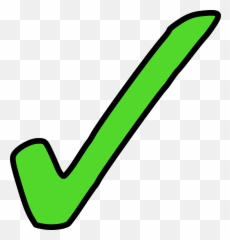 Bright Green Tick Clip Art - Clipart png