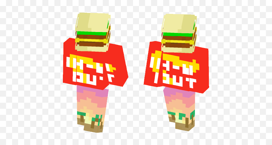 Cfhminecraft Minecraft Skin For Free - Fictional Character Png,In N Out Png