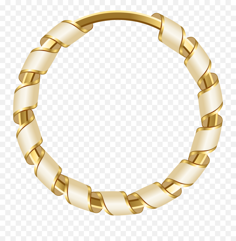 Round Gold Frame Png - Gold Round Frame Png,Flame Border Png