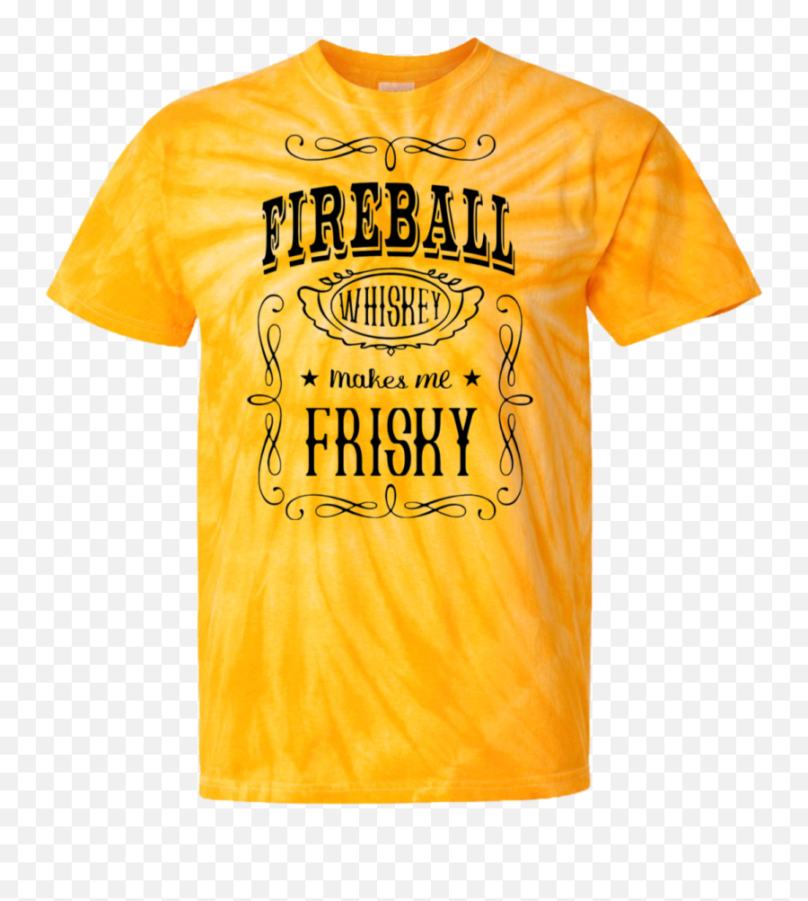 Fireball Whiskey Cotton Tie Dye T - Shirt Real Madrid 2019 20 Goalkeeper Png,Fireball Whiskey Png