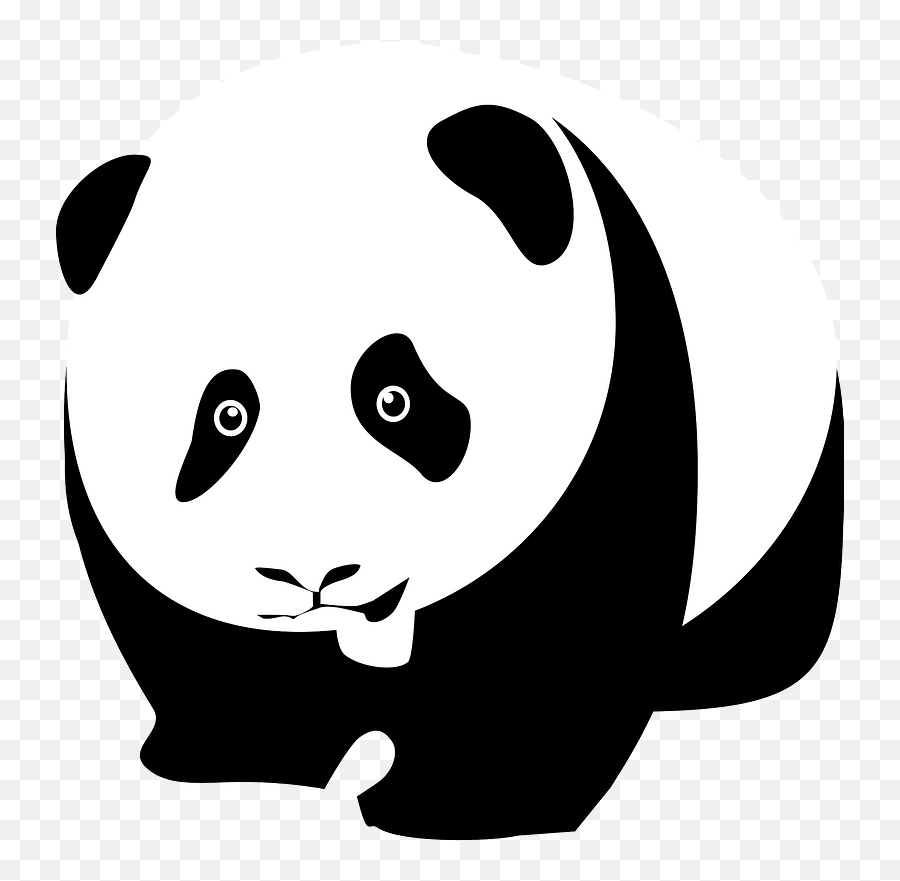 Panda Clipart - Dot Png,Panda Transparent