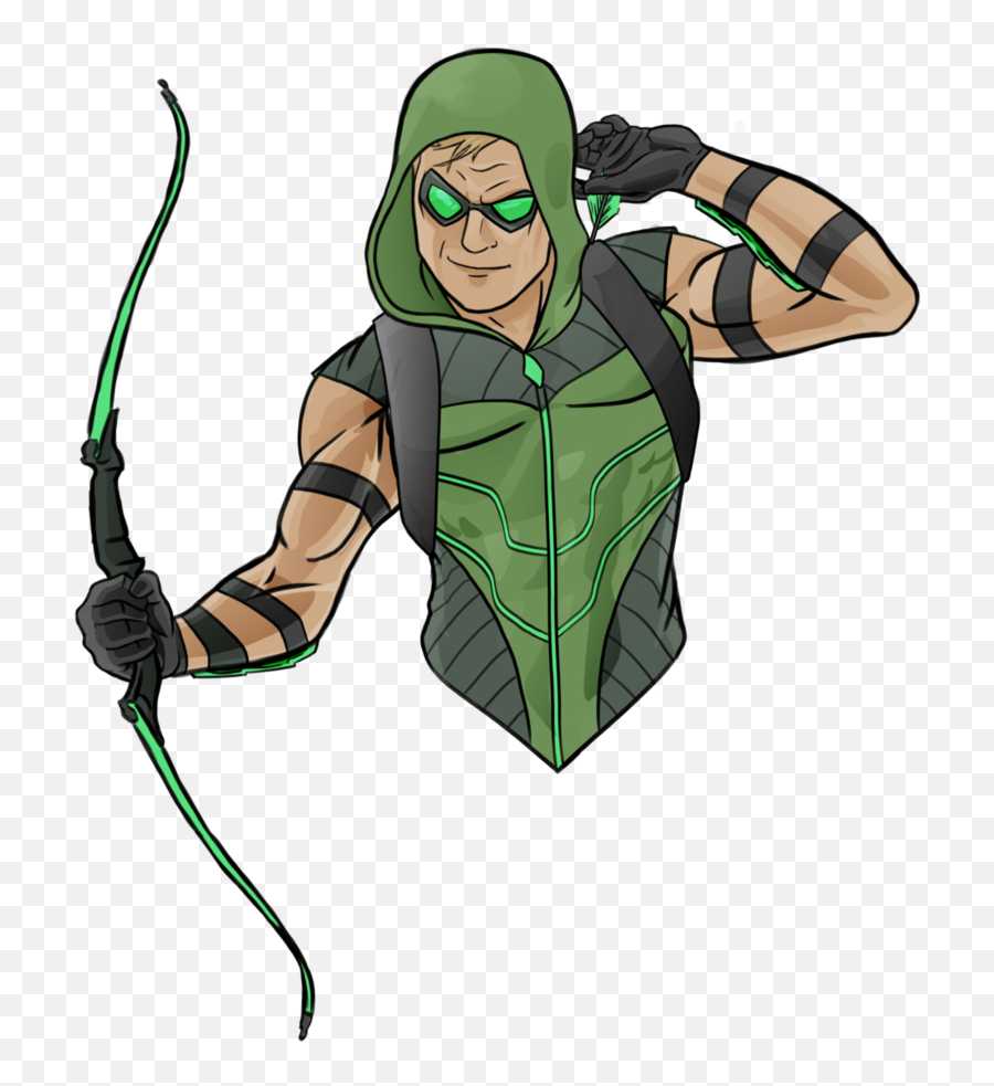 Download Green Arrow Oliver Queen Dc - Oliver Queen Fan Art Png,Green Arrow Comic Png