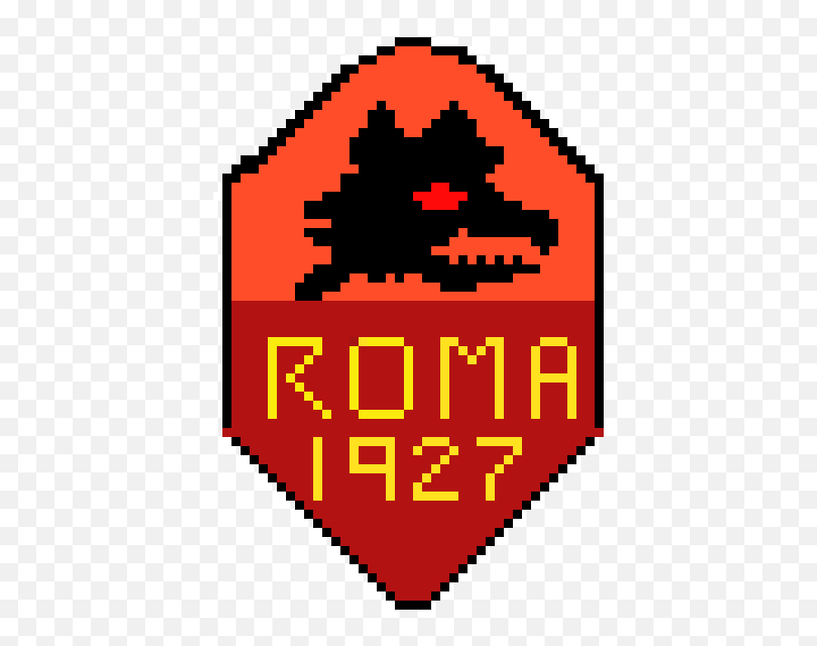 Asr 1 Logo Pixel Art Maker - Vertical Png,As Roma Logo
