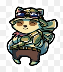 Teemo Sticker - League Of Legends Fan Art Png