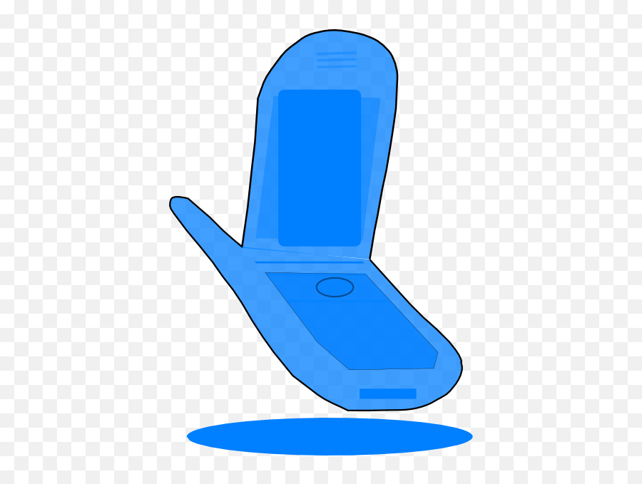 Blue Cell Phone Clip Art - Vector Clip Art Vertical Png,Cell Phone Vector Png