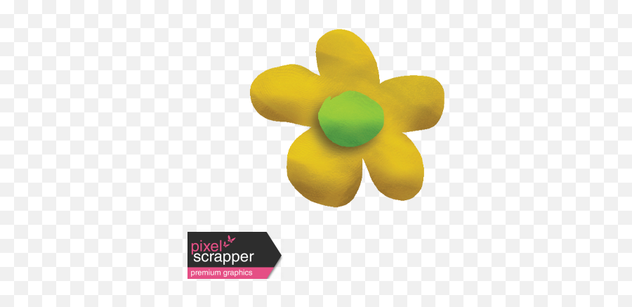 Playdough Flower 01 Graphic By Gina Jones Pixel - Dot Png,Play Dough Logo