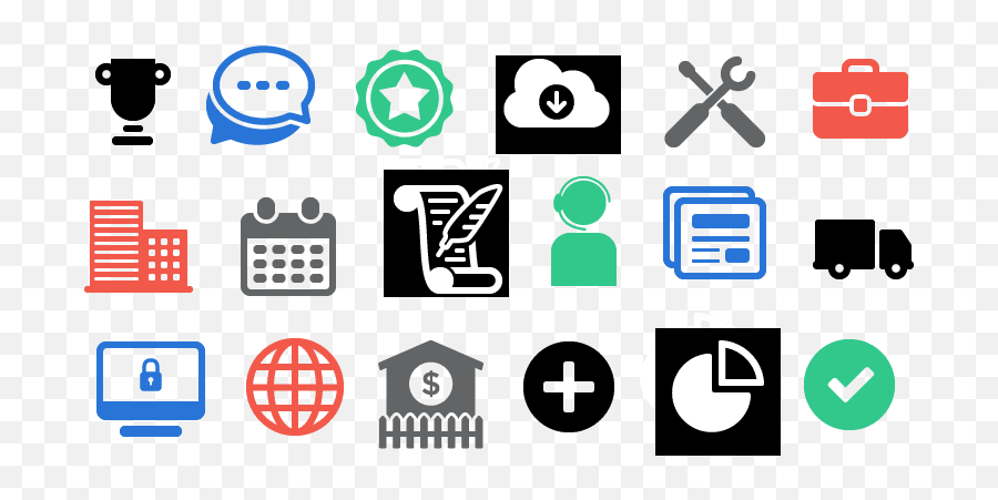 Free Web Icon Set For Your Landing Pages - Vertical Png,Free Line Icon Sets