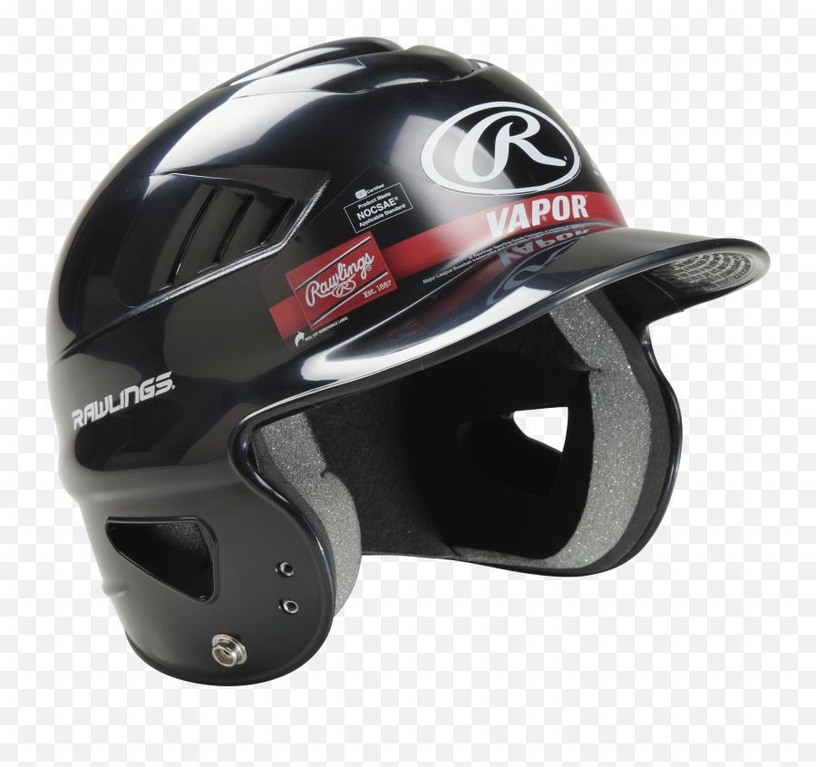 Rawlings Coolflovapor Molded Osfm Baseball Helmet Black - Batting Helmet Png,Pink And Black Icon Helmet