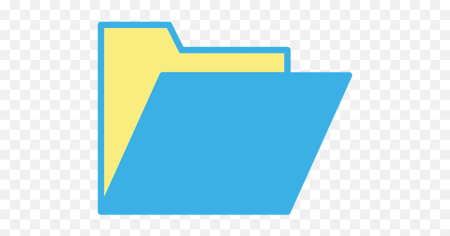 Free Open Folder Icon Of Flat Style - Horizontal Png,Open Folder Icon