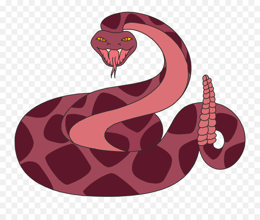 Rattlesnake Png Transparent Free Images Snake Clipart