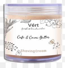 Cafe Cocoa Butter Shaving Cream Alcohol Free - Fresh png