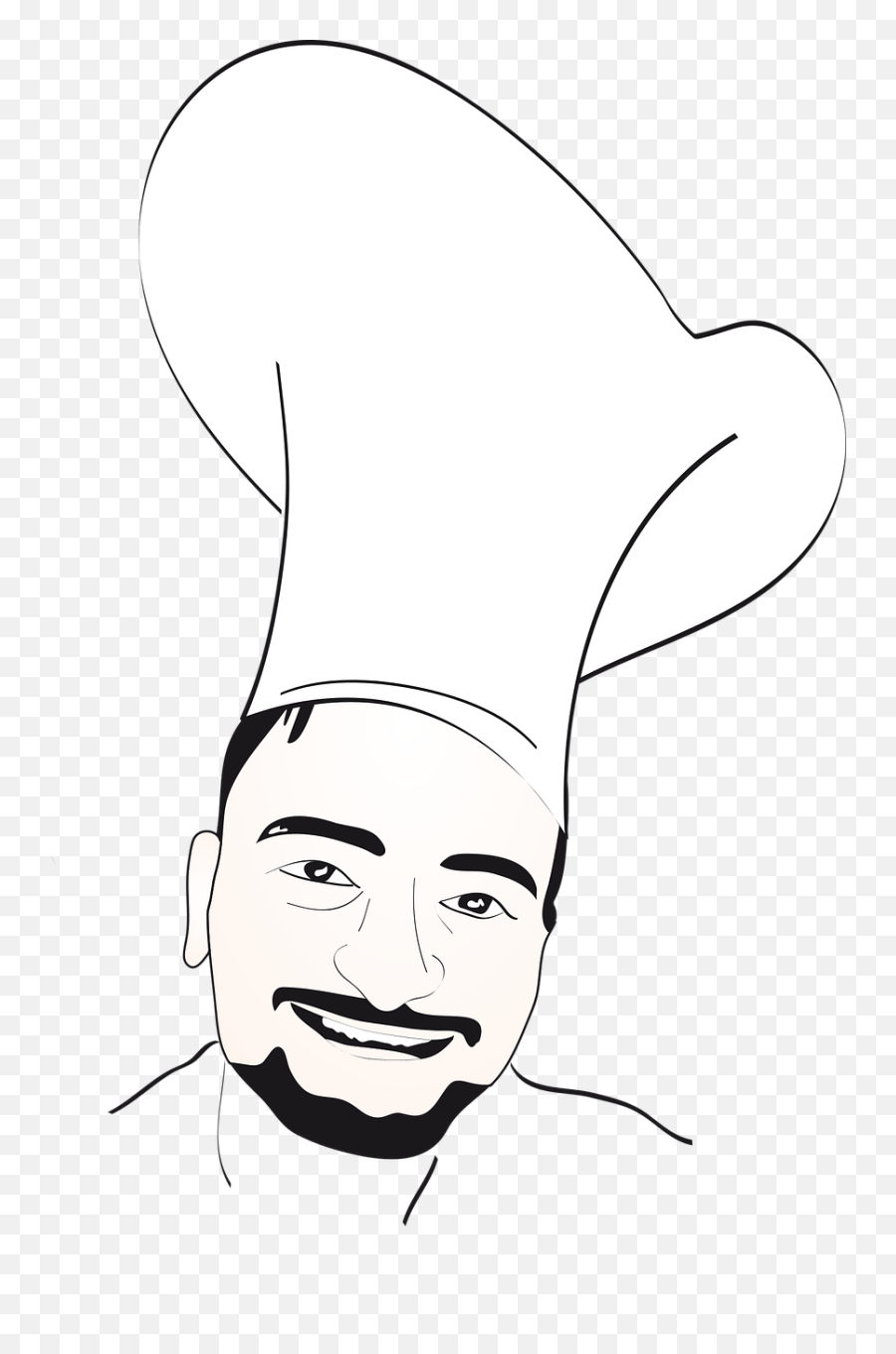 Chef Logo Food - Free Vector Graphic On Pixabay Gambar Kartun Untuk Logo Makanan Png,Chef Logo
