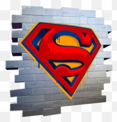 Superman Shield U2013 Fortnite Spray Skin - Tracker Deathstroke png