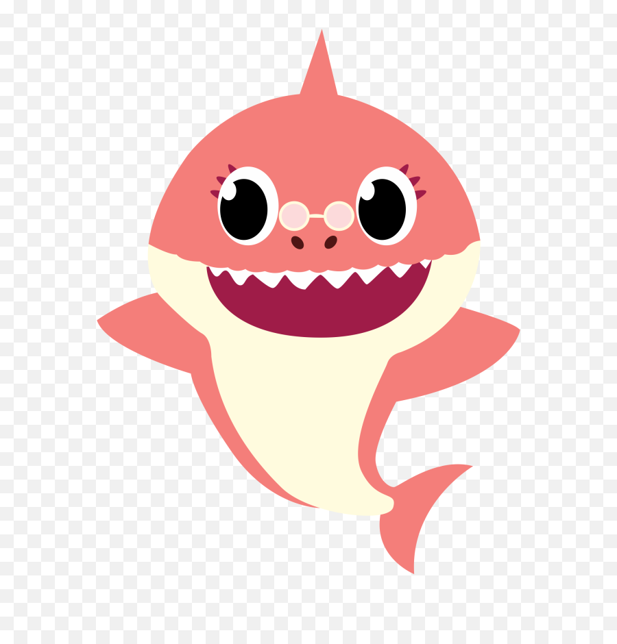 Baby Shark Em Png Transparent Cartoon - Baby Shark Png,Shark Clipart Transparent Background