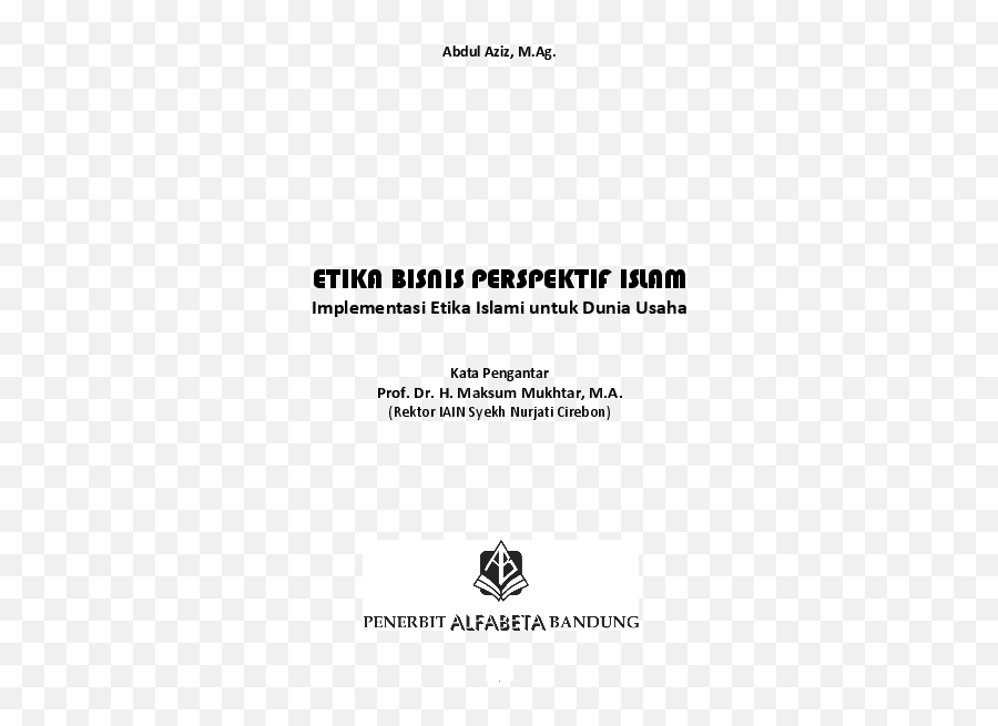 Pdf Etika Bisnis Perspektif Islam Abdul Aziz - Academiaedu Etika Bisnis Perspektif Islam Abdul Aziz Png,Materialistik Icon Pack Tutorial