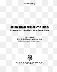 Pdf Etika Bisnis Perspektif Islam Abdul Aziz - Academiaedu Etika Bisnis Perspektif Islam png