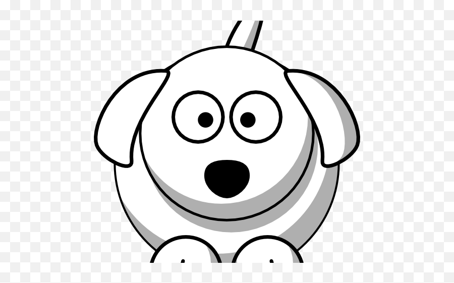 Boxer - Dogfaceoutlinedog Clipart Panda Free Clipart Images Black And White Clip Art Dog Png,Dog Face Icon