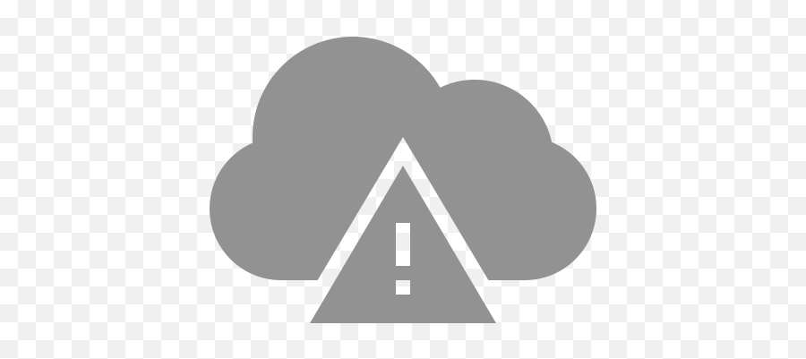 Cloud Error Icon - Correo Con Icono De Error Png,Mistake Icon