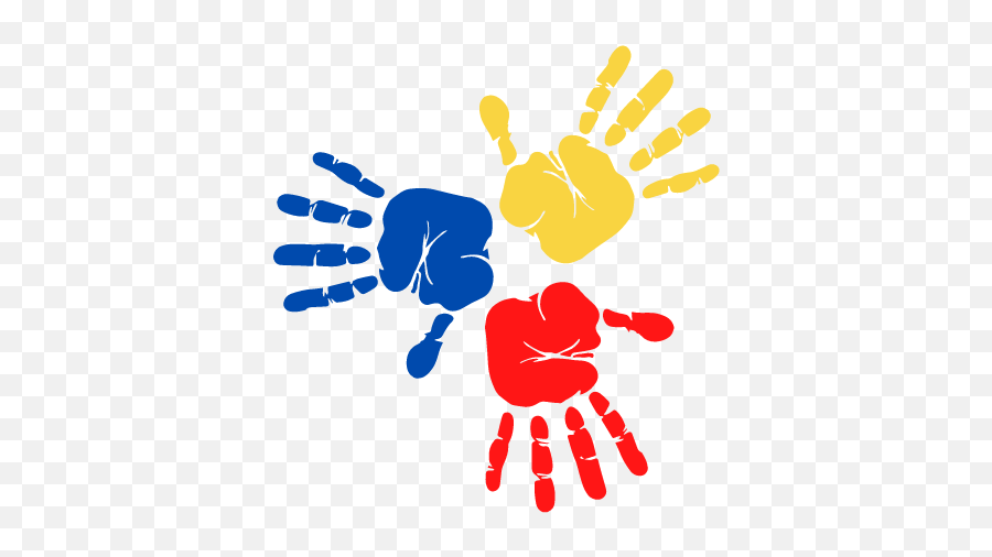 My Third Hand - Transparent Colorful Hand Print Png,Icon Childrens Hands Logo