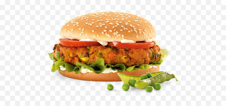 Burger Png Fast Food - Veggie Burger Transparent Background,Burger Png