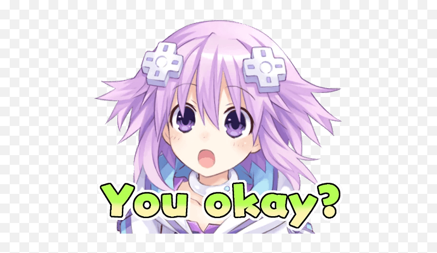 Nep - Nep Stickers Neptune Telegram Sticker English Steam Hyperdimension Neptunia Background Png,Neptune Hyperdimension Neptunia Icon