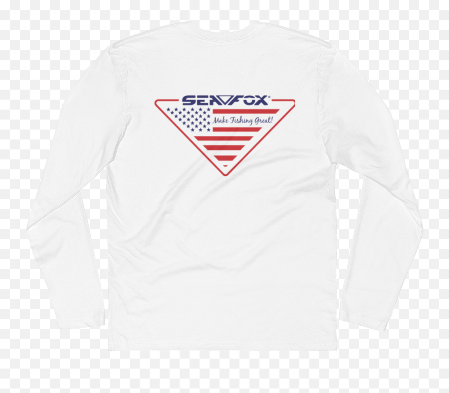 Performance Long Sleeve Fishing Shirt Png American Flag Logo