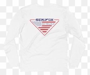 Performance Long Sleeve Fishing Shirt Png American Flag Logo