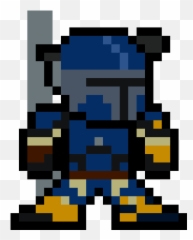 Heavy Infantry Mandalorian Pixel Art Star Wars Trilogy Png Lego Clone Trooper Icon