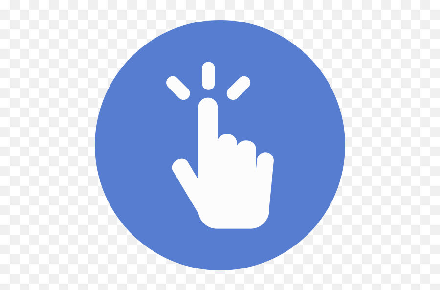 Election Polling Finger Icon Circle Blue Iconset - Election Poll Icon Png,Finger Png