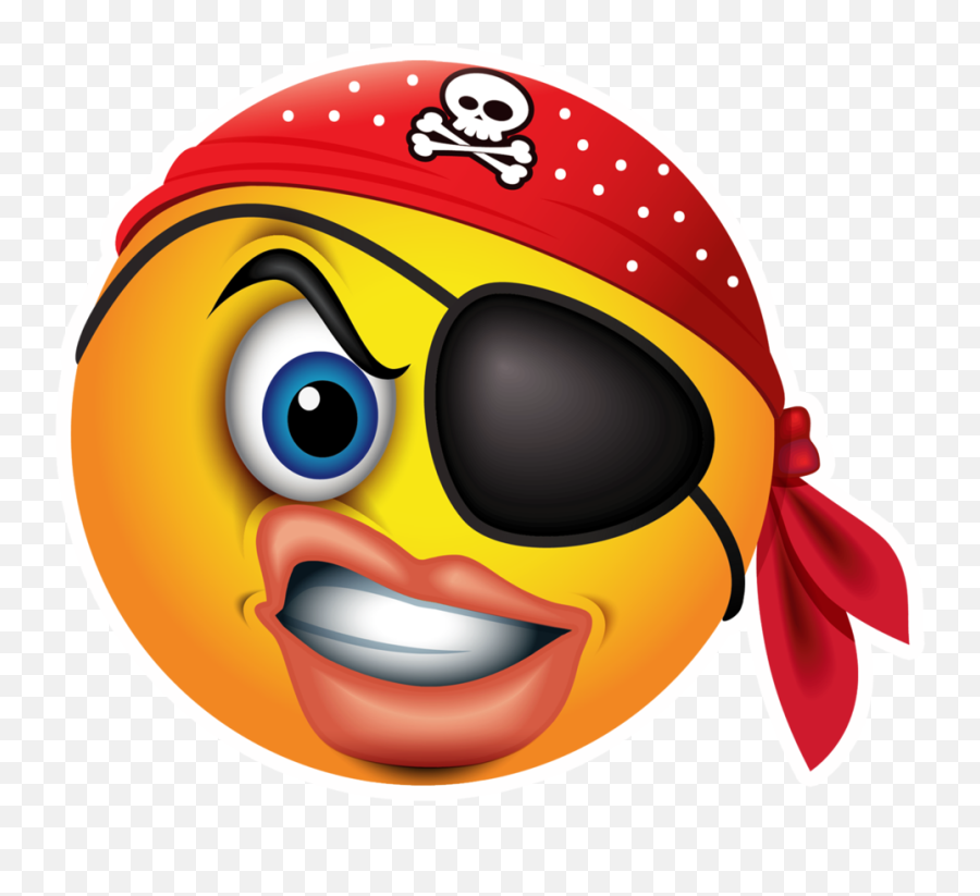Facebook Pirate Emoji Png Image With No - Pirate Emoji Png,Facebook Emoji Png