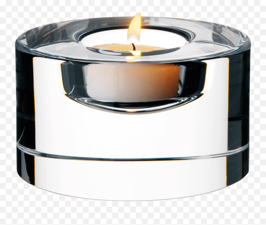 Water Candle Transparent Png - Orrefors Crystal Puck Votive,Candle Transparent Png