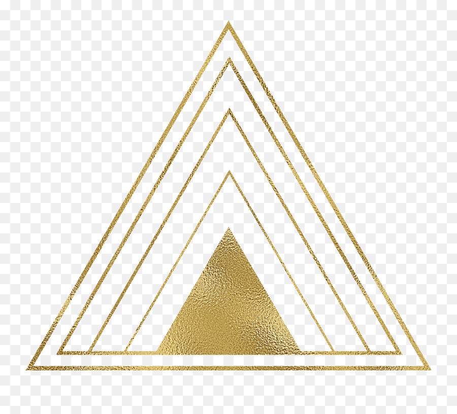 Ftestickers Png Gold Triangle