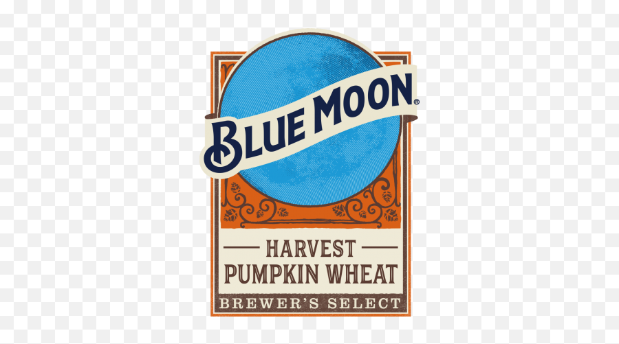 Harvest Pumpkin Wheat Blue Moon - Blue Moon Pumpkin Beer Logo Png,Wheat Logo