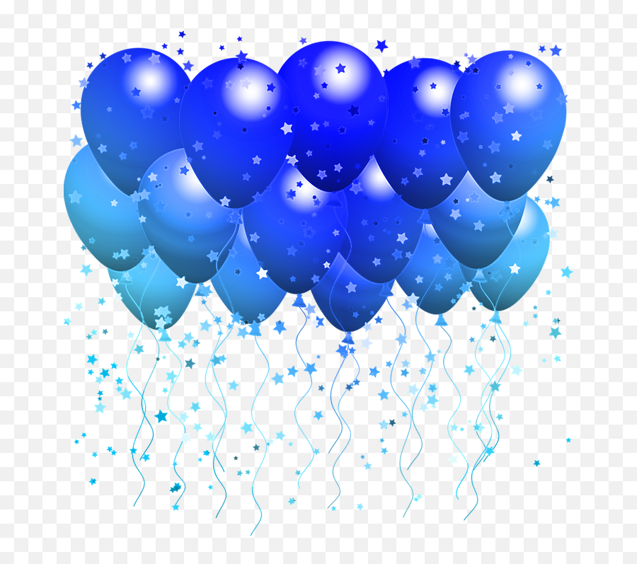 Balloons Blue Streamers - Balloon Decoration For Family Reunion Png,Streamers Png