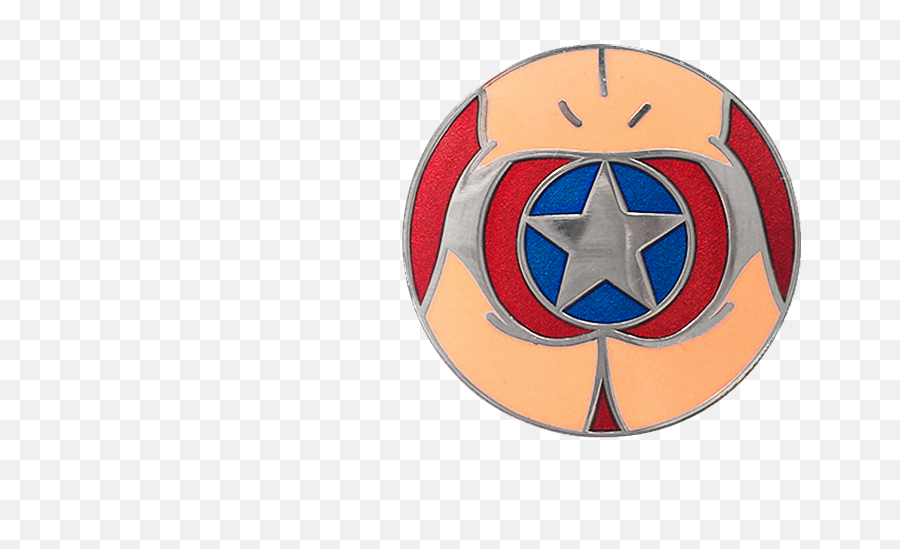 Capmericau0027s Ass Enamel Pin - Up Stephen Mcdermott Circle Png,Ass Png