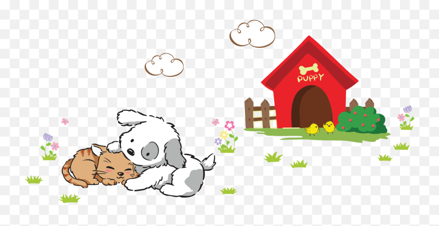 Dog House Png Image - Cartoon Dog Home Transparent Png,Dog Cartoon Png