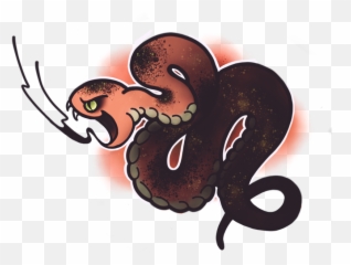 Fat Snake - Illustration Png,Snake Tattoo Transparent