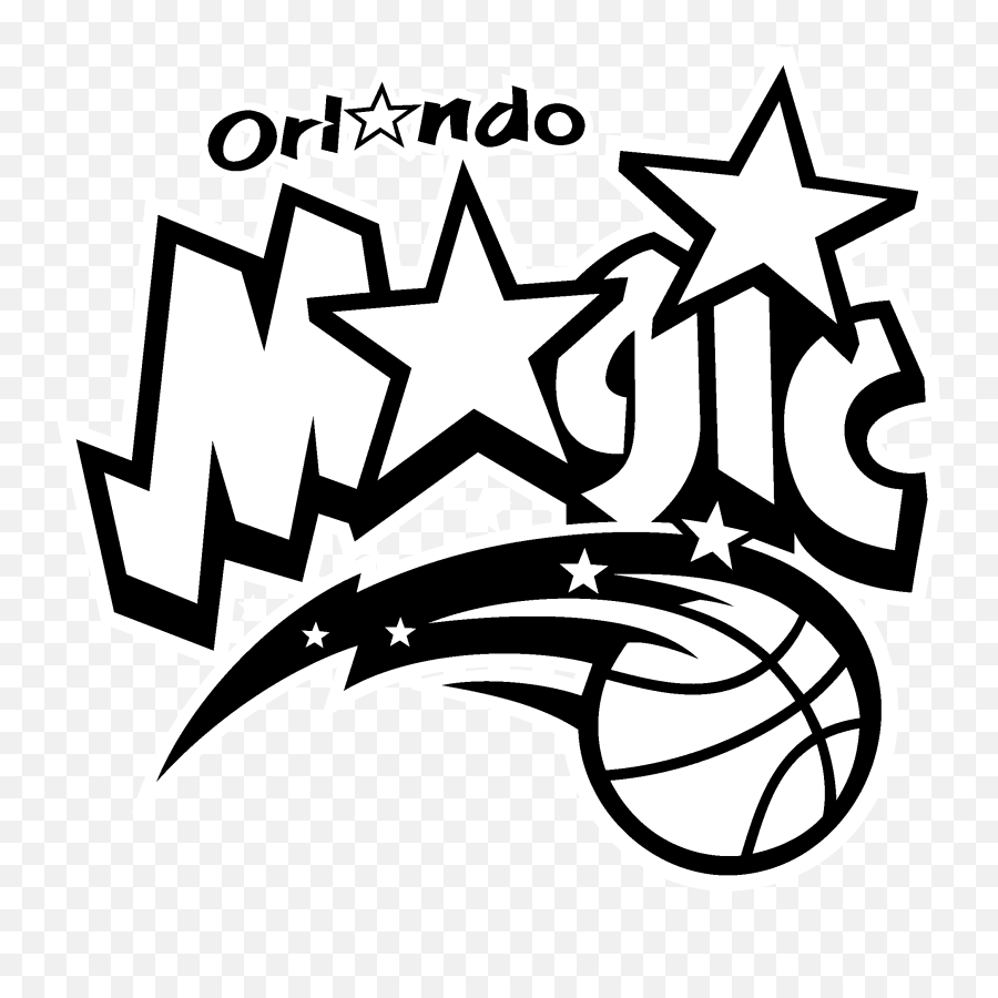 Center Orlando Black White Amway Hq Png - Orlando Magic Logo Png,Orlando Magic Png