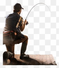 Download Pole Vector Fly Fishing - Fishing Man Png Mikado Rods,Fisherman Png