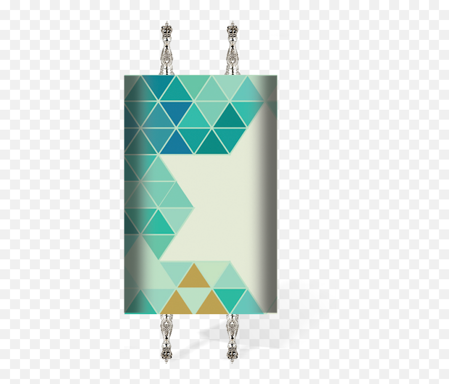 Torah Mantels Custom - Designed U0026 Modern Torah Covers By Triangle Png,Jewish Star Png