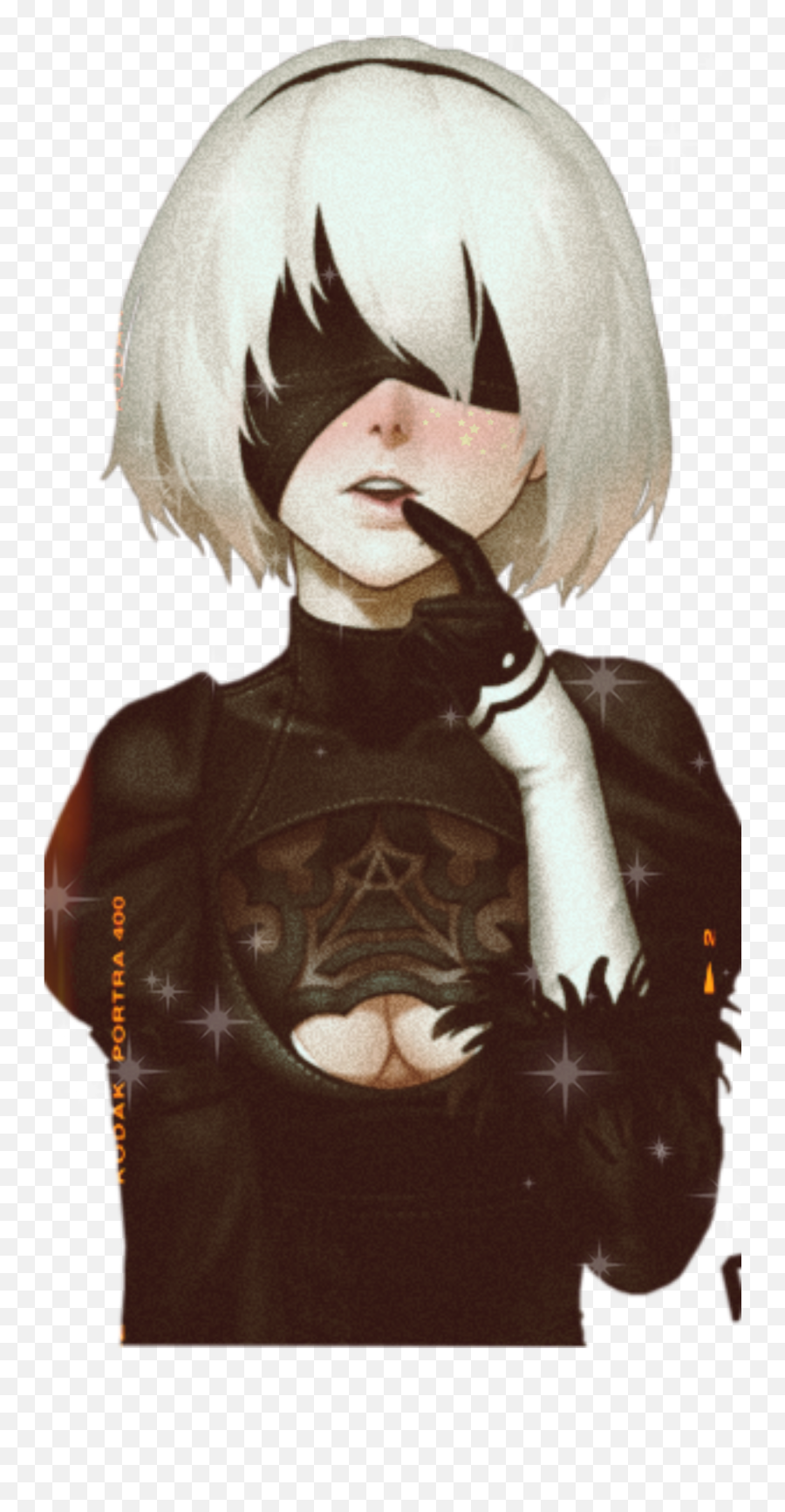 Freetoedit Nier Nierautomata 2b Sticker By Gay - As109 2b Png,Nier Automata Png