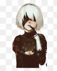 Freetoedit Nier Nierautomata 2b Sticker By Gay - As109 2b Png,Nier Automata Png