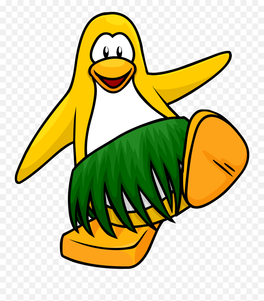 Tiki Png - Grass Skirt Club Penguin Transparent Cartoon Club Pinguin Hula Skirt,Tiki Png