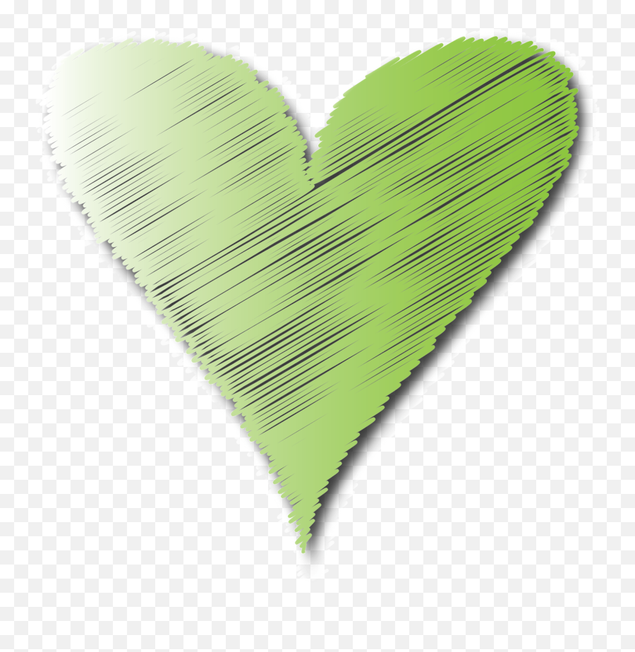 Download Green Scribble Heart Png Transparent - Uokplrs Horizontal,Macbook Hearts Png