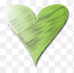 Download Green Scribble Heart Png Transparent - Uokplrs Horizontal,Macbook Hearts Png